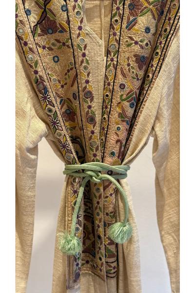 CREAM KIMONO WIDE SLEEVE