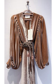 BLUSH VELVET KIMONO