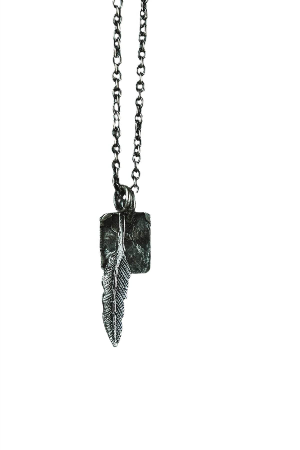 CYGNET FEATHER NECKLACE