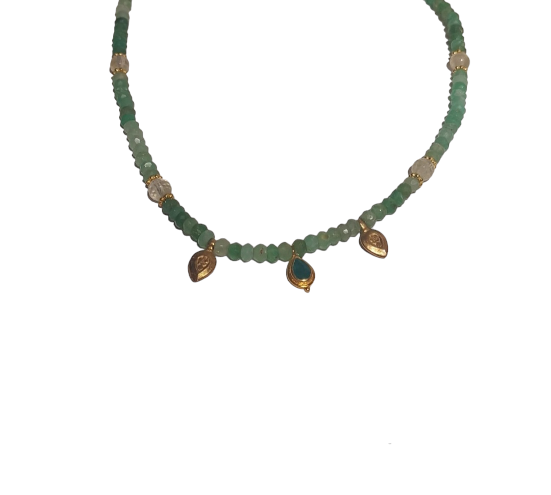 N°01 DEVI CRISOPRASA NECKLACE