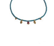 N°06 DEVI TURQUESA RUBI NECKLACE