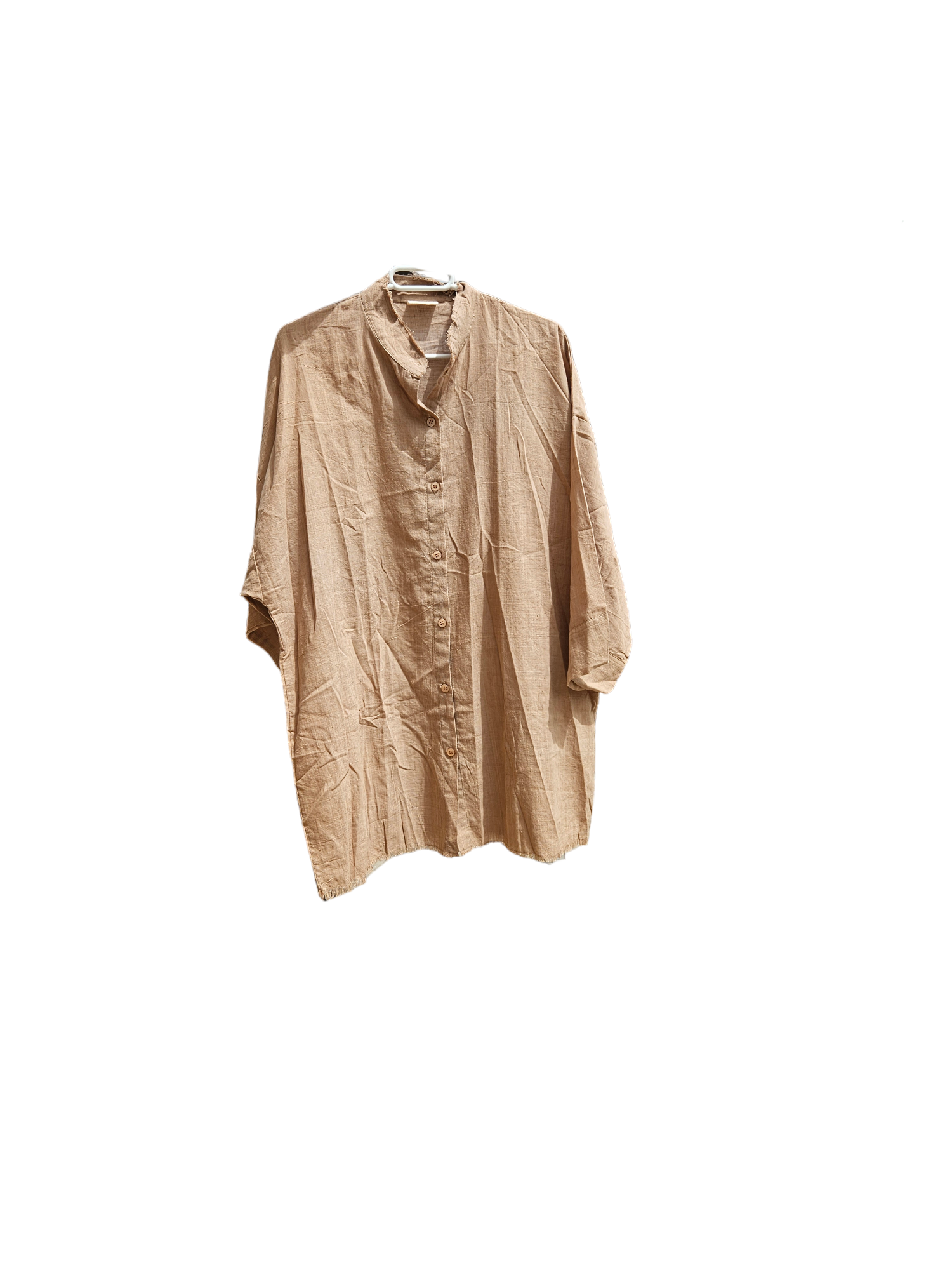 3/4 SLEEVE ORGANIC COTTON SHIRT