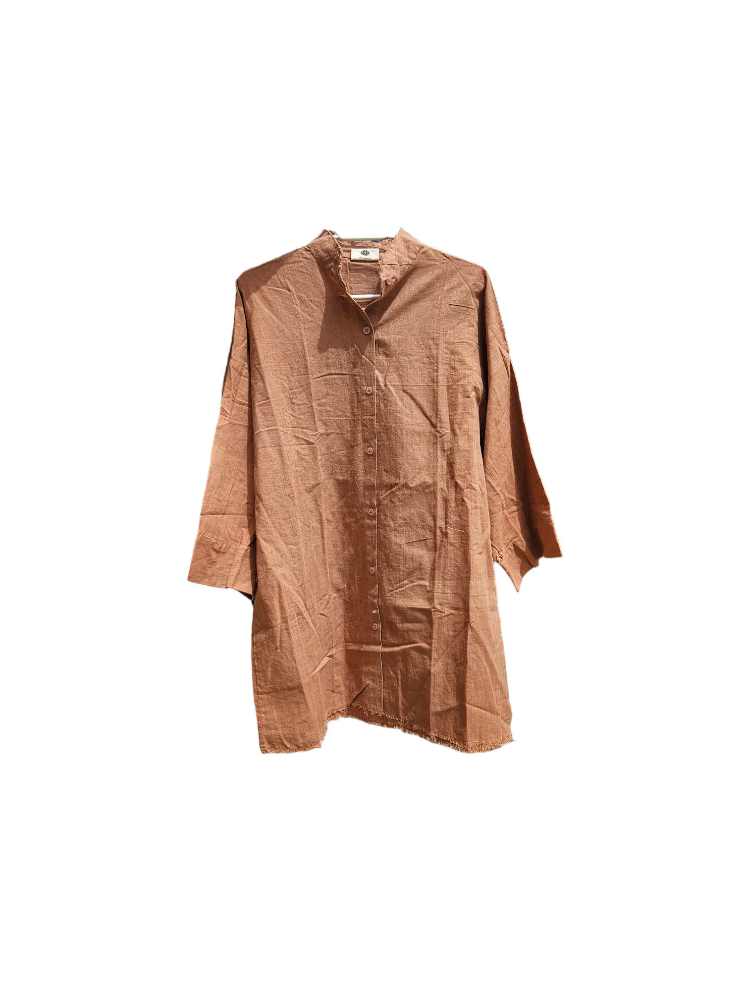 3/4 SLEEVE ORGANIC COTTON SHIRT