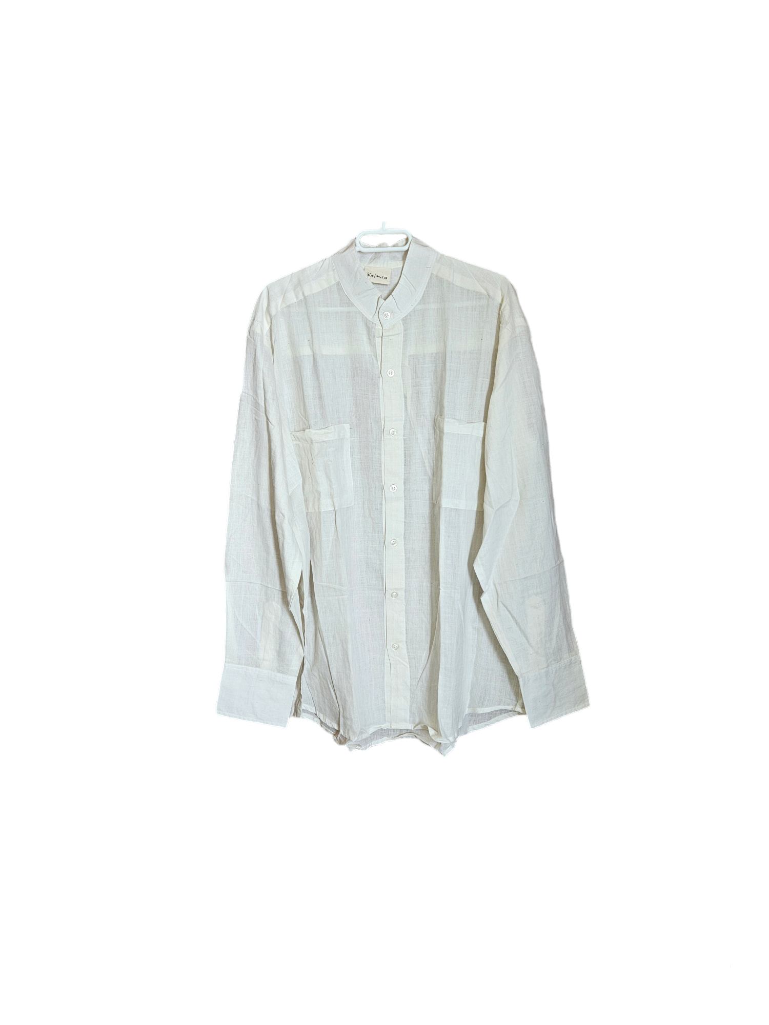 LONG SLEEVE ORGANIC COTTON / COLLAR SHIRT
