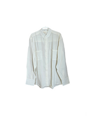 LONG SLEEVE ORGANIC COTTON / COLLAR SHIRT