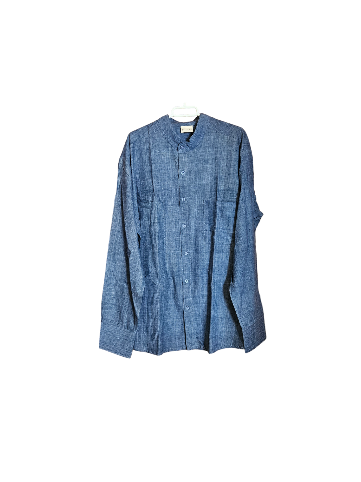 LONG SLEEVE ORGANIC COTTON / COLLAR SHIRT