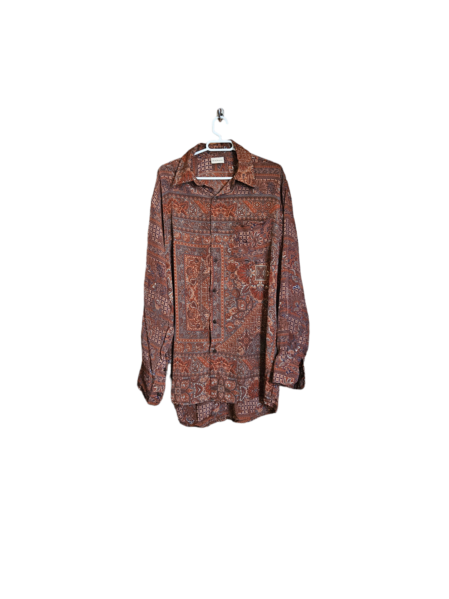 LONG SLEEVE SILK SHIRT