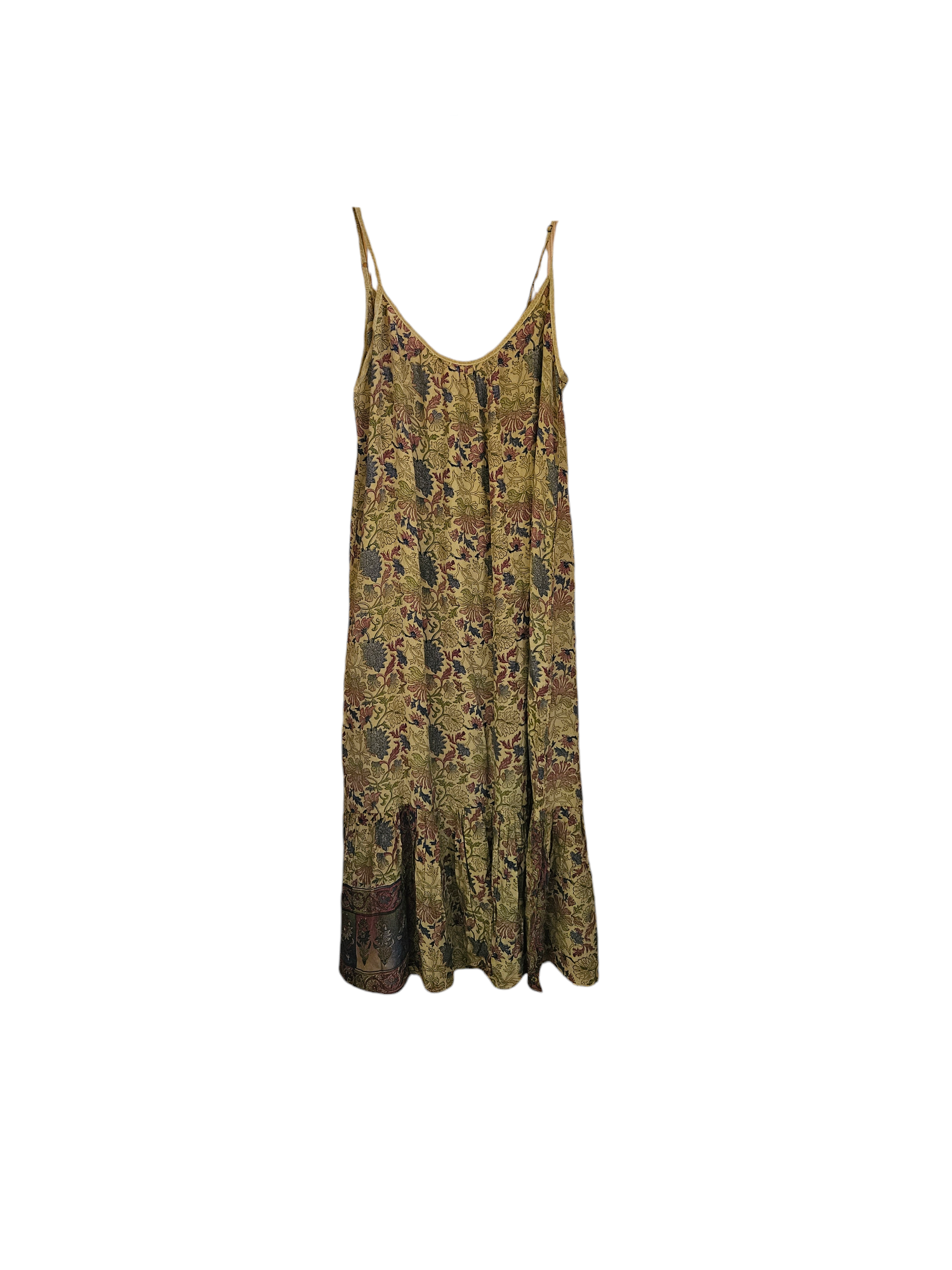 STRAP BOTTOM FRILL DRESS