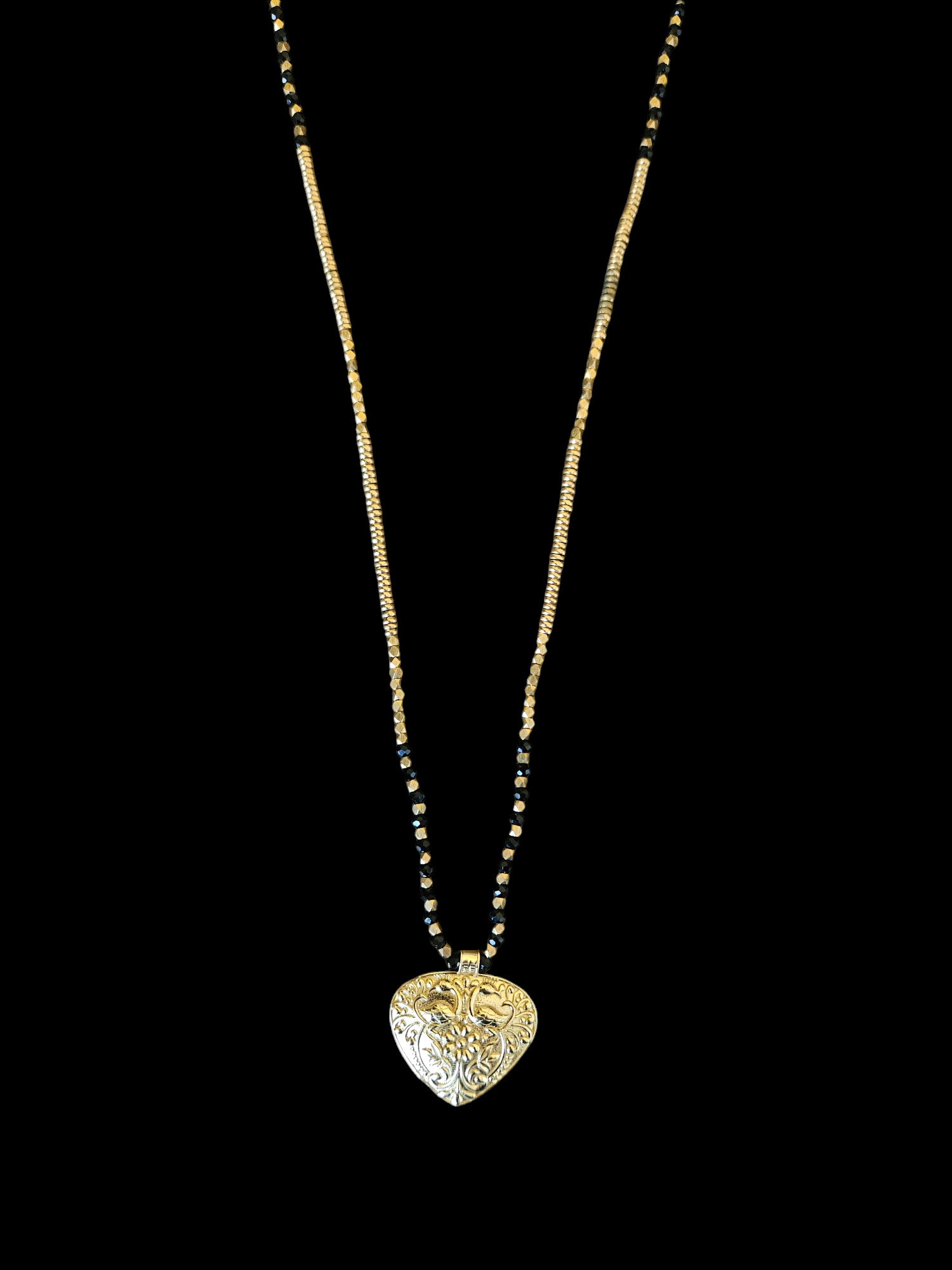 Nataraj Collection - Peacock Black Necklace