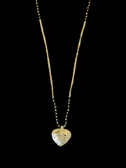 Nataraj Collection - Peacock Black Necklace