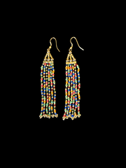 Nataraj Collection - Small Miro Multicolor Earrings