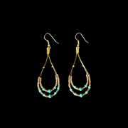 Nataraj Collection - Orchis Turquoise Earrings