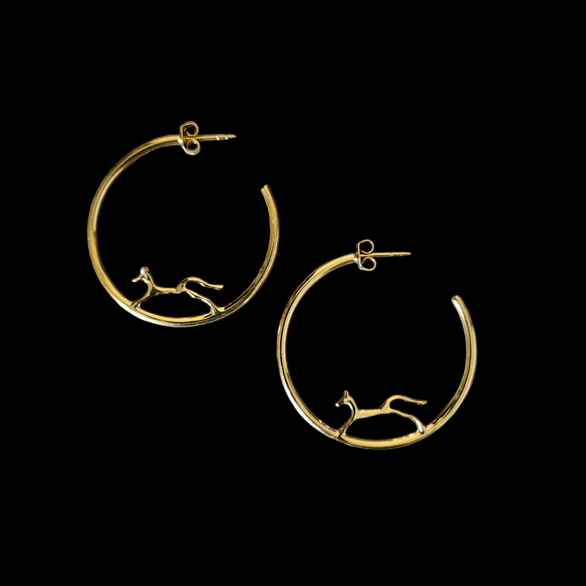 Nataraj Collection - Small Anubis Earrings
