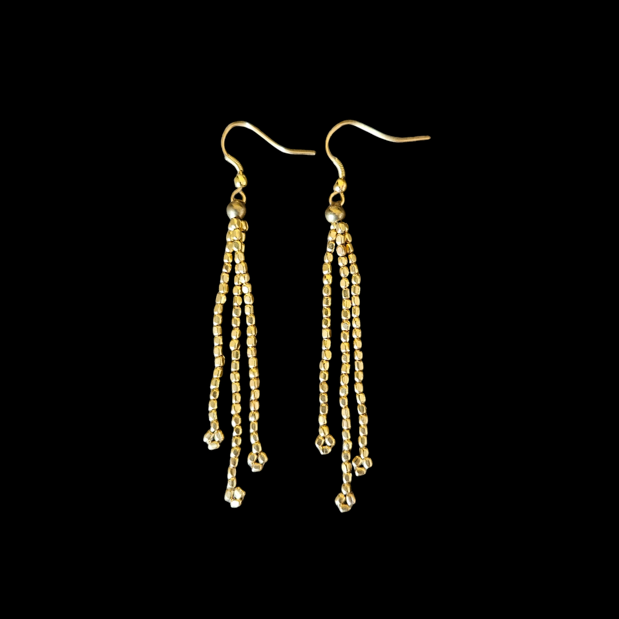 Nataraj Collection - Sun Golden Earrings