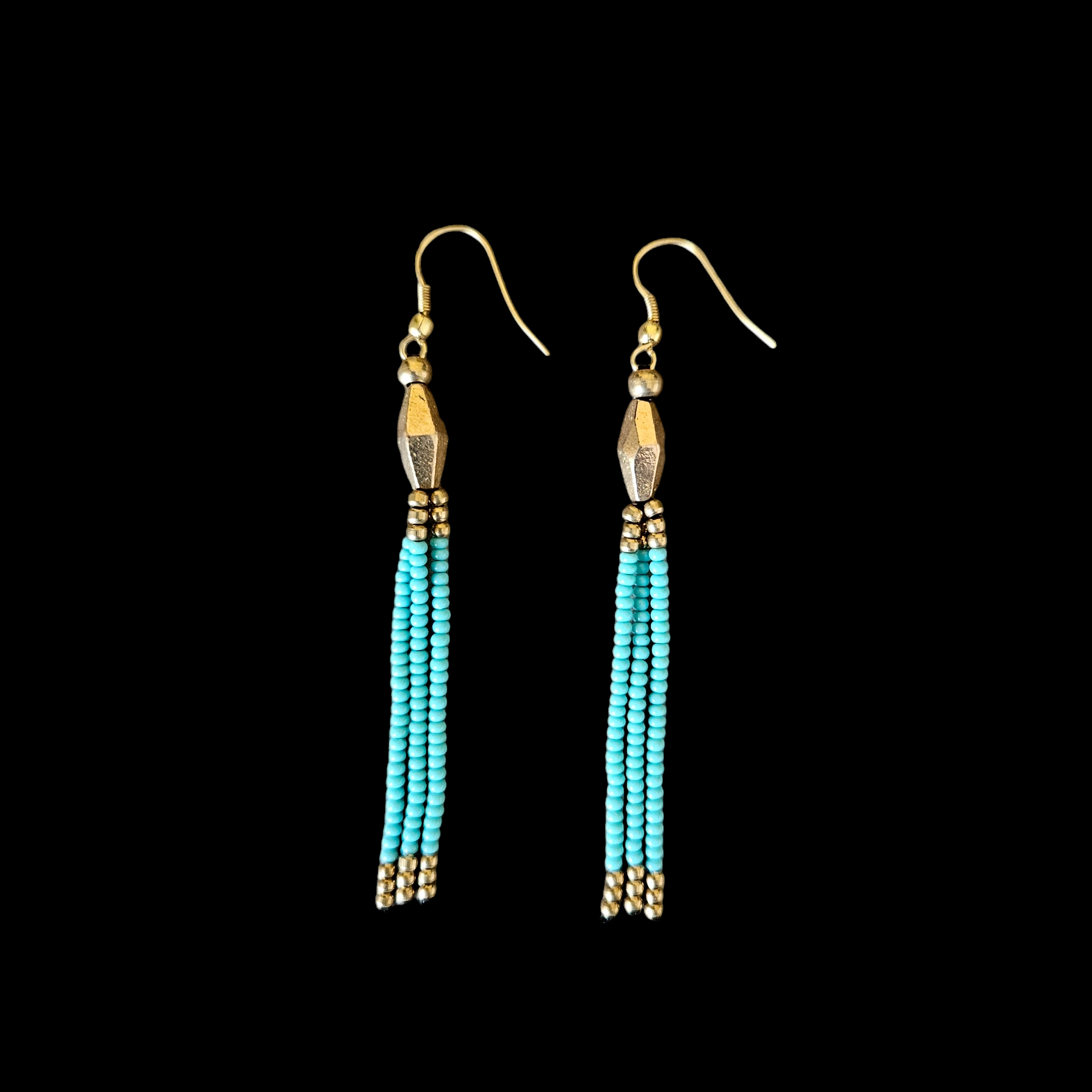 Nataraj Collection - Joe Latkan Turquoise Earrings