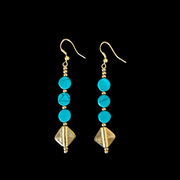 Nataraj Collection - Patang Turquoise Earrings