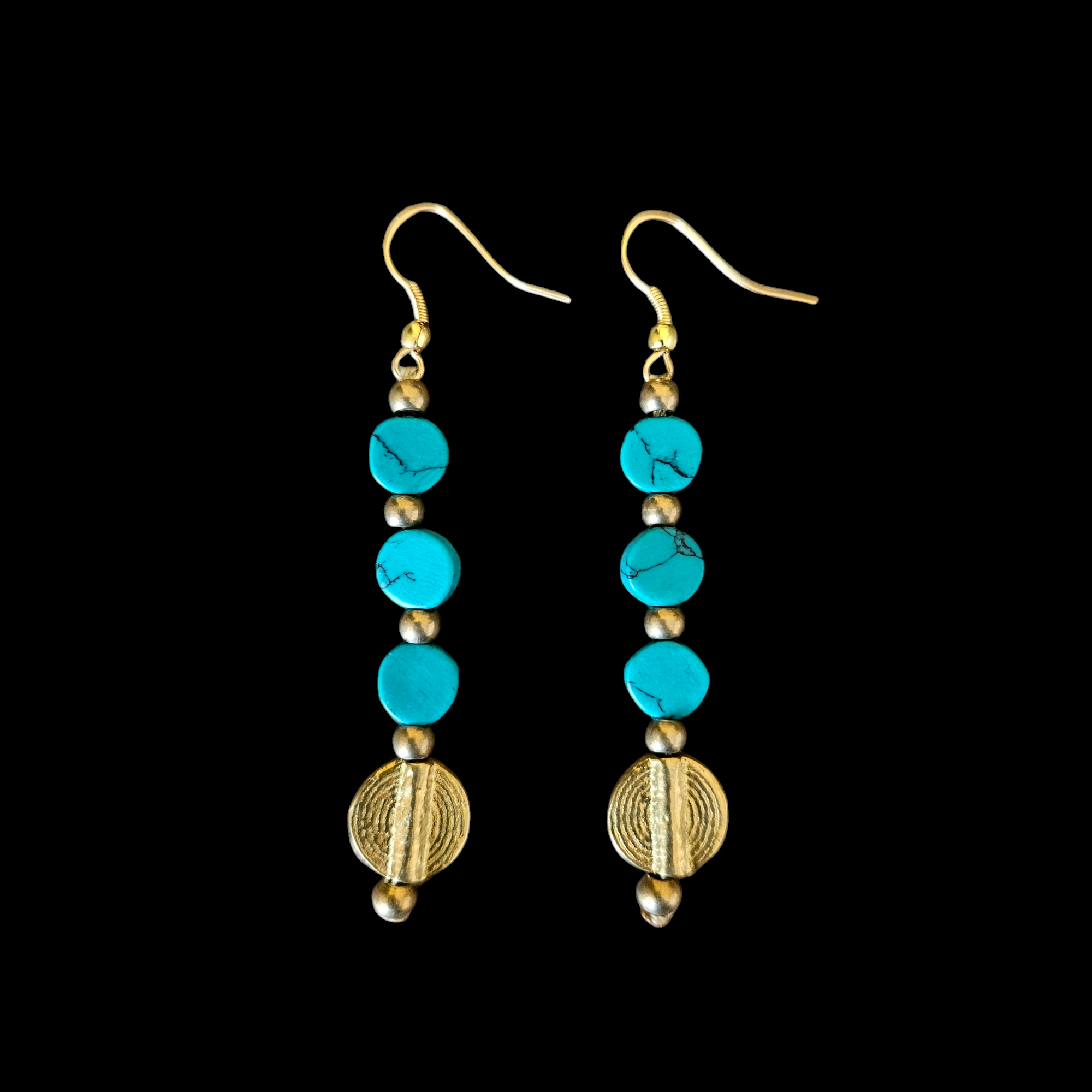 Nataraj Collection - Gini Turquoise Earrings