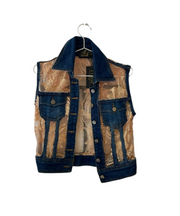 LACE DENIM VEST