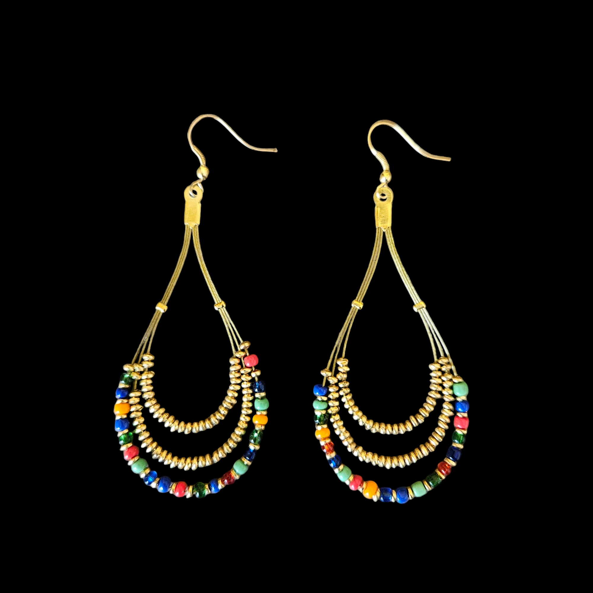 Nataraj Collection - Anjuna Multicolor Earrings