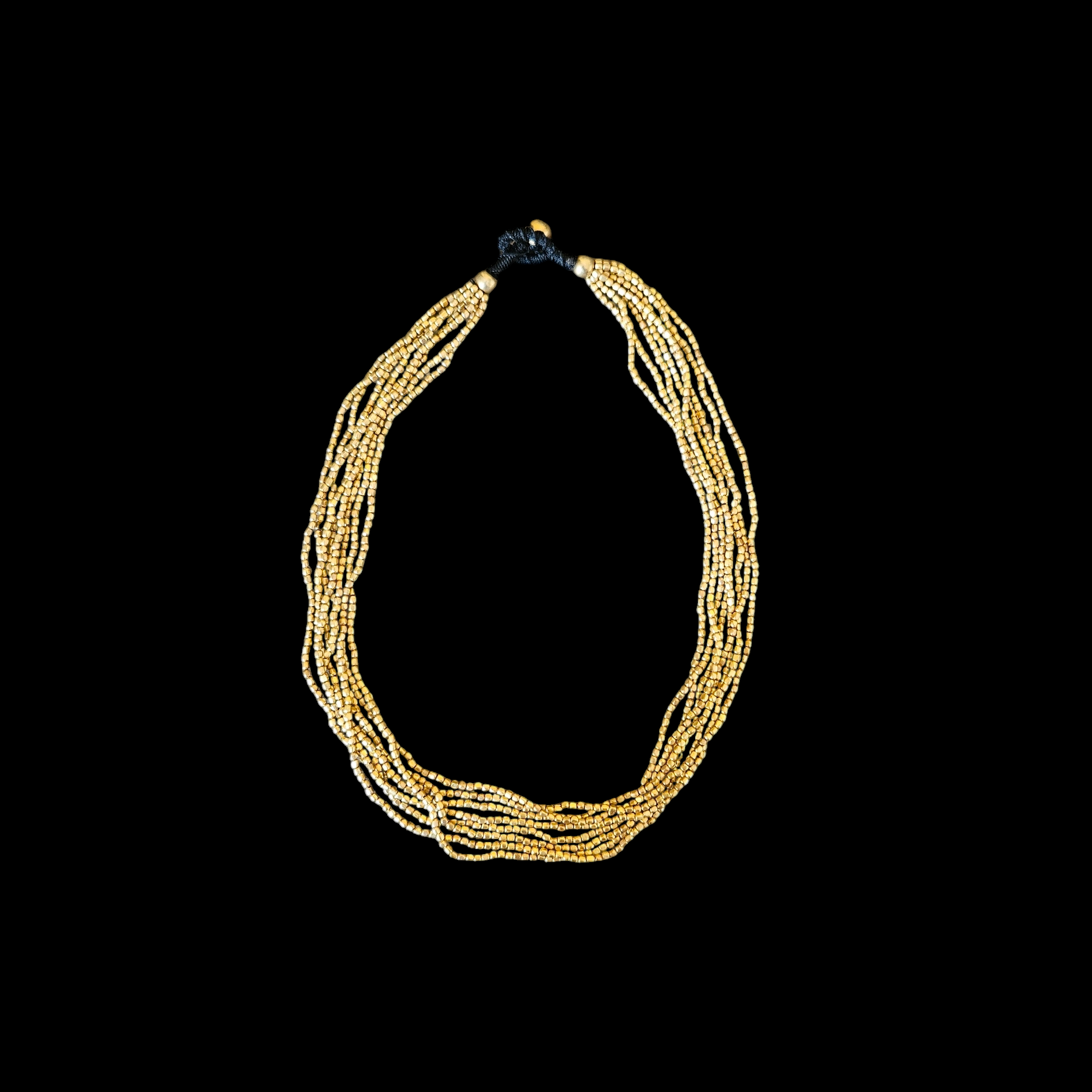 Nataraj Collection - Classic Anjuna Golden Short Necklace
