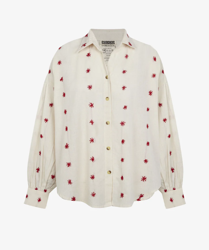 TULUM RED BLOUSE