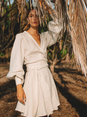 ANDREEA WRAP DRESS