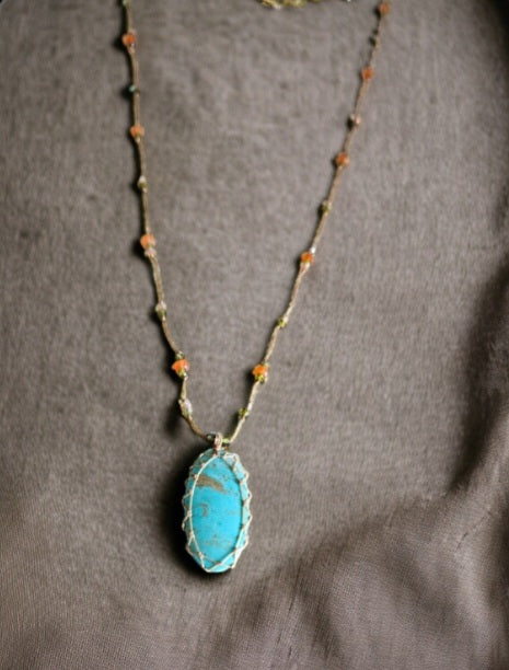 LONG TIBETAN NECKLACE VVV