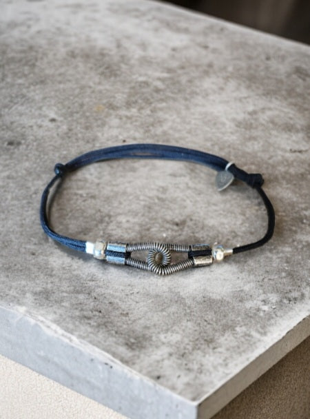SLIDING CORDE YOU & ME BRACELET