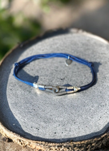 SLIDING CORDE YOU & ME BRACELET