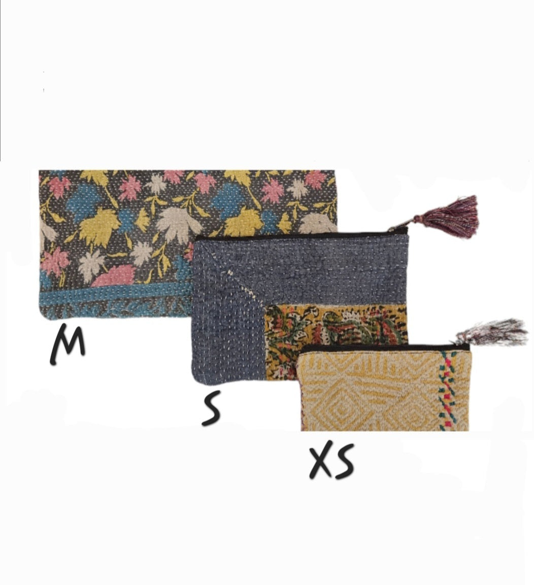FLAT POUCHES BENGALE KANTHA / M