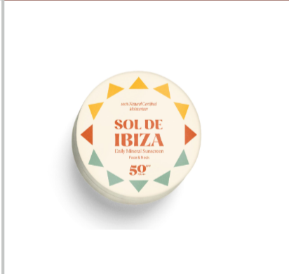 SOL DE IBIZA Daily Mineral Sunscreen Face & Neck SPF50