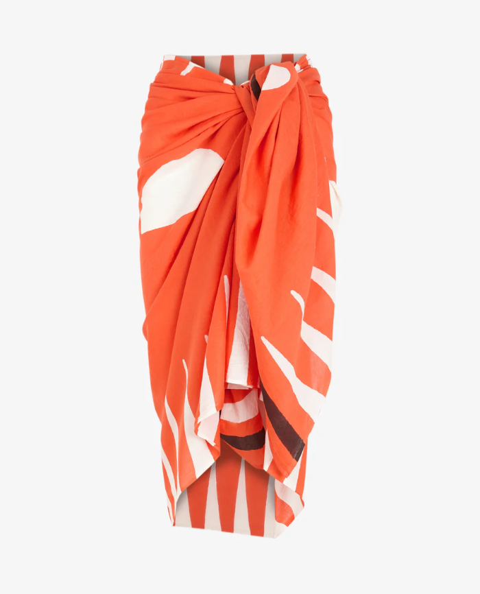 ENAGUAS TANGERINE STAR SARONG