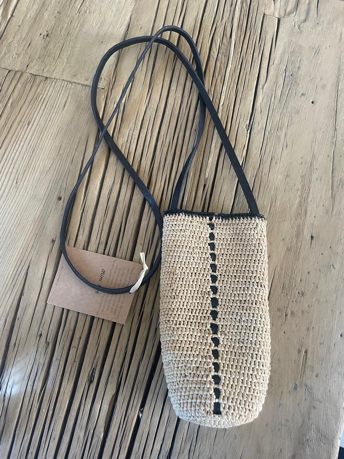 MINI BOTTLE HOLDER LEATHER