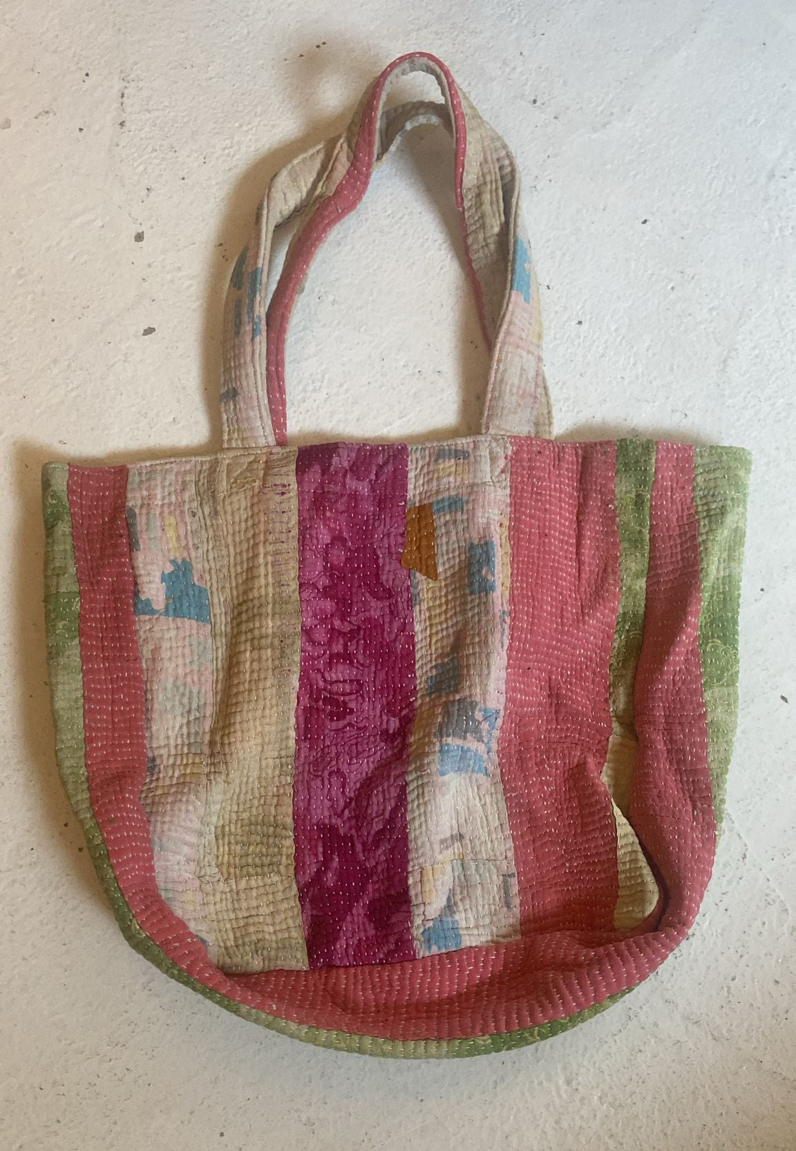 COTTON KANTHA BAG - ULTRA HANDLE