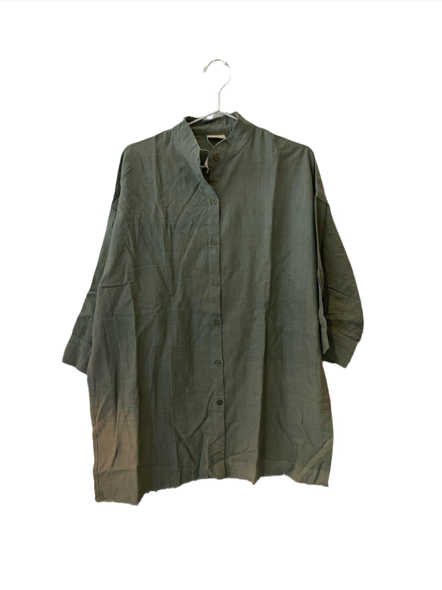 3/4 SLEEVE ORGANIC COTTON SHIRT