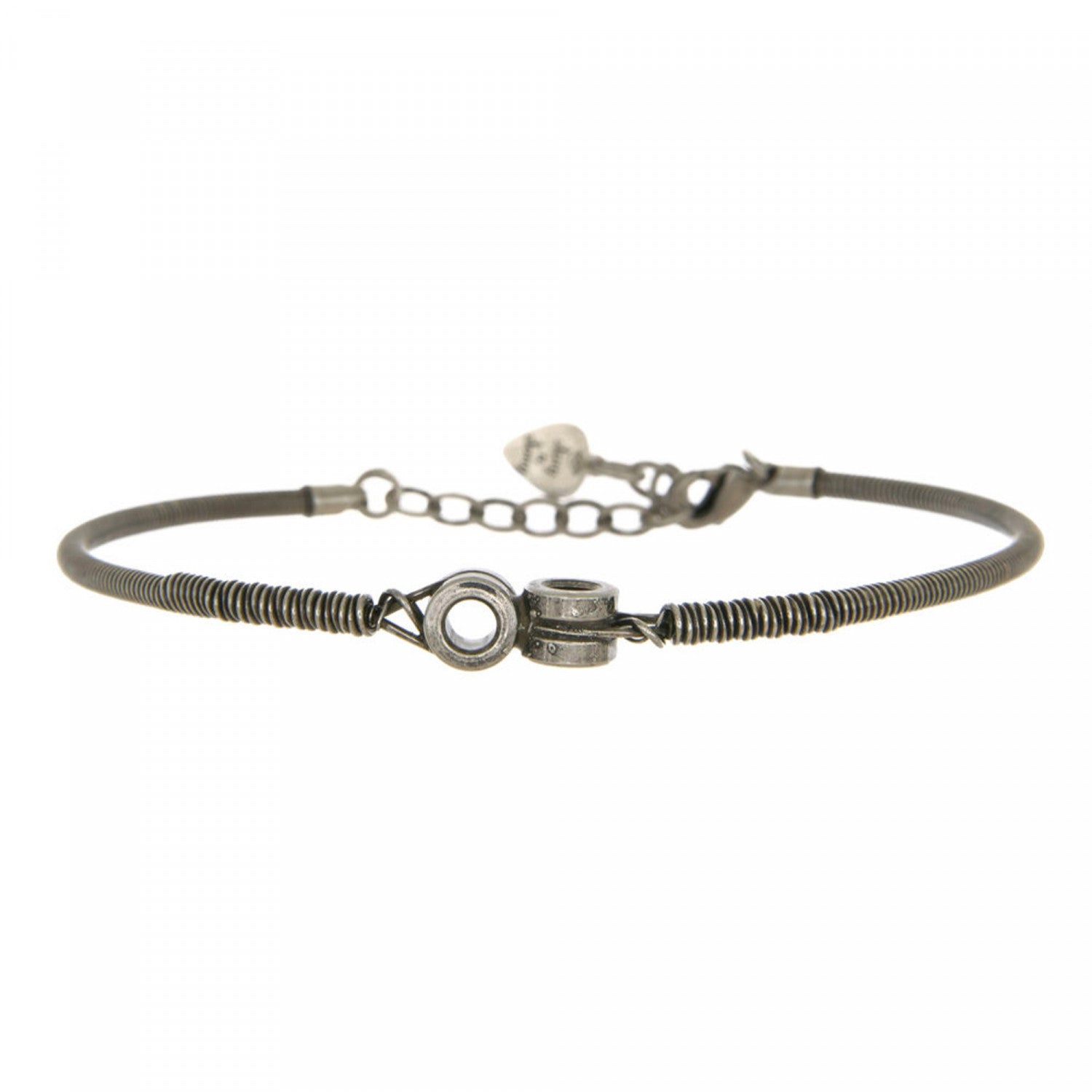 TWO FIXATIONS SUR CORDE DE BASSE BRACELET