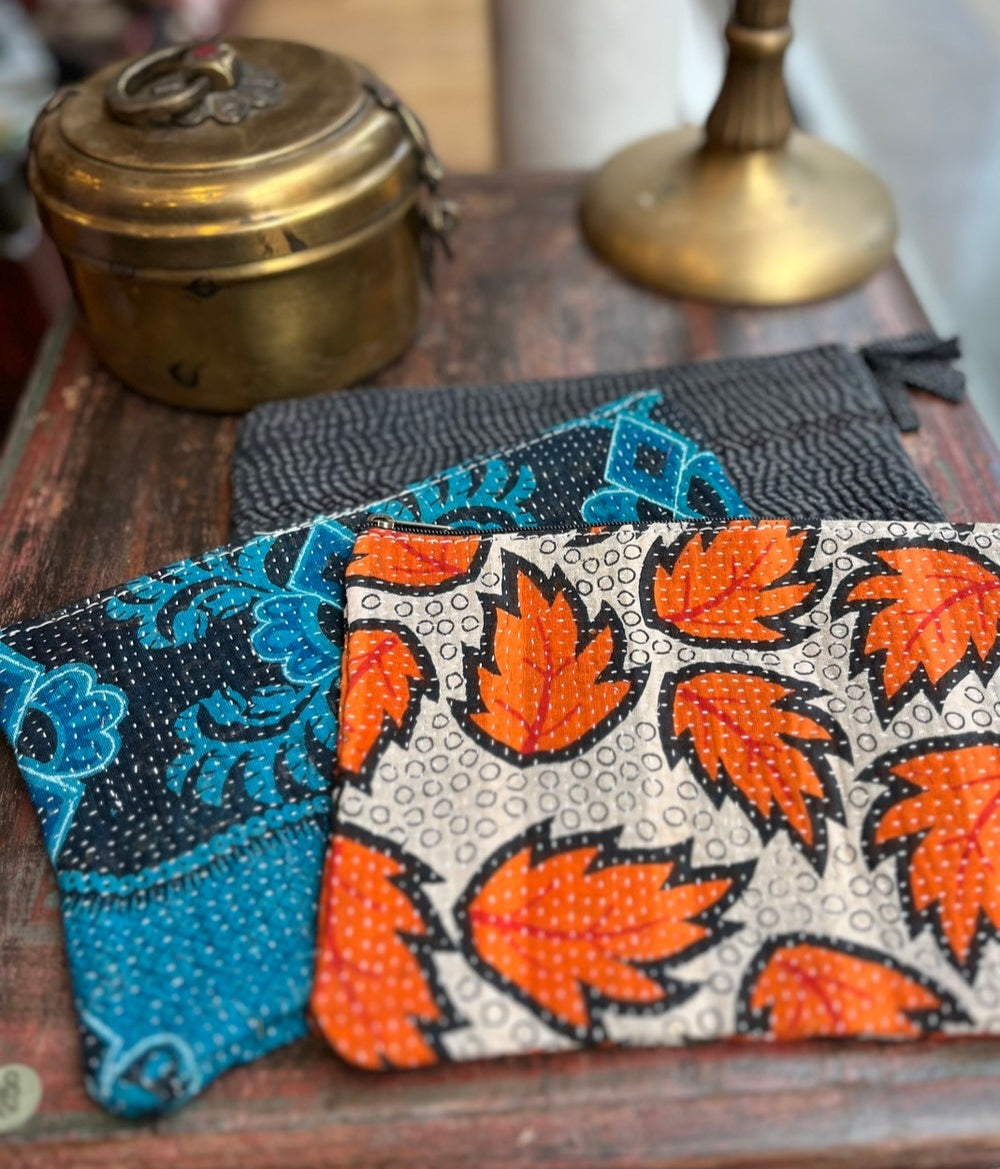 FLAT POUCHES BENGALE KANTHA / S