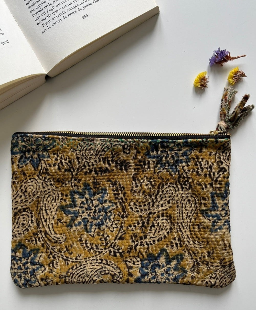 FLAT POUCHES BENGALE KANTHA / S
