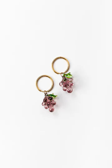 12 Grapes Earrings