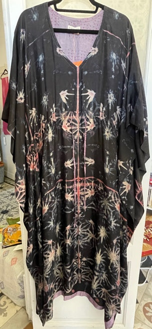 SIDR Craft Silk Shibori long kaftan