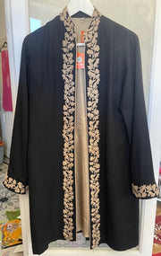 Embroidered Pashmina/silk coat