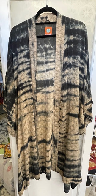 Silk/modal kimono