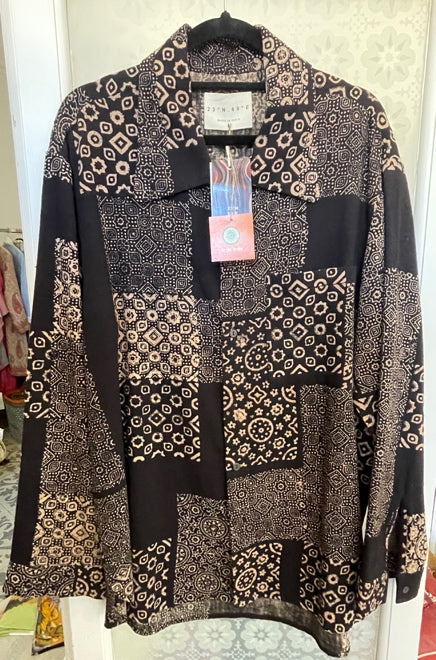 23N 69E handprinted cotton jacket