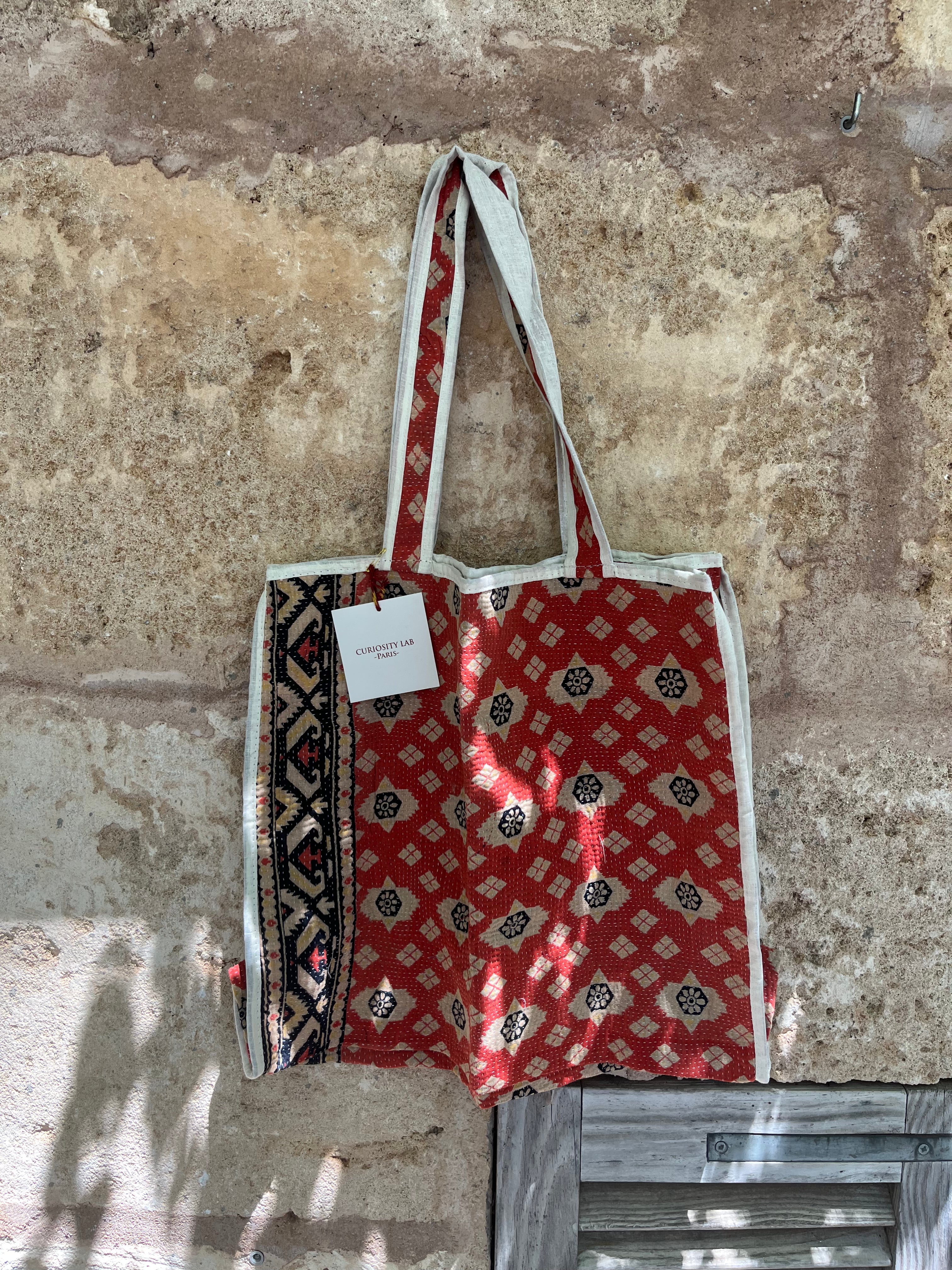 SHOPPING KANTHA BAG