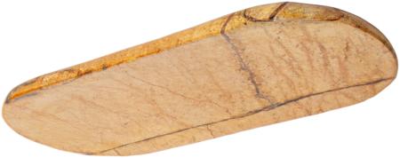 Cutting board oval, marble, forest brown, 30x15 cm