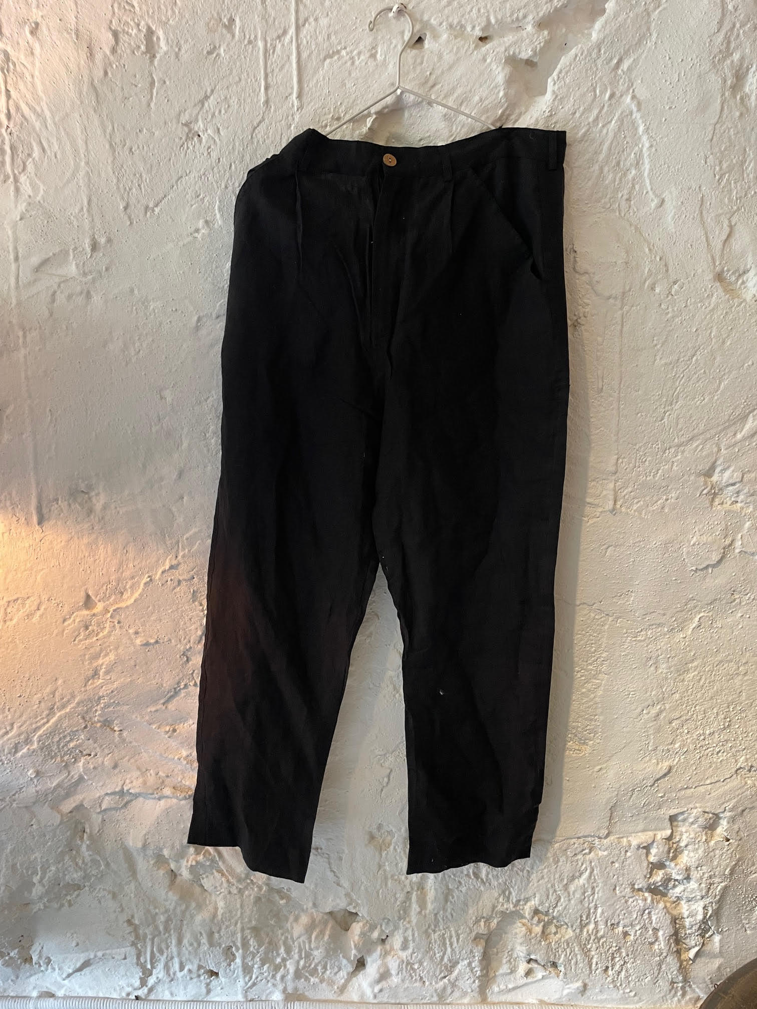 LONG COTTON THICK PANTS