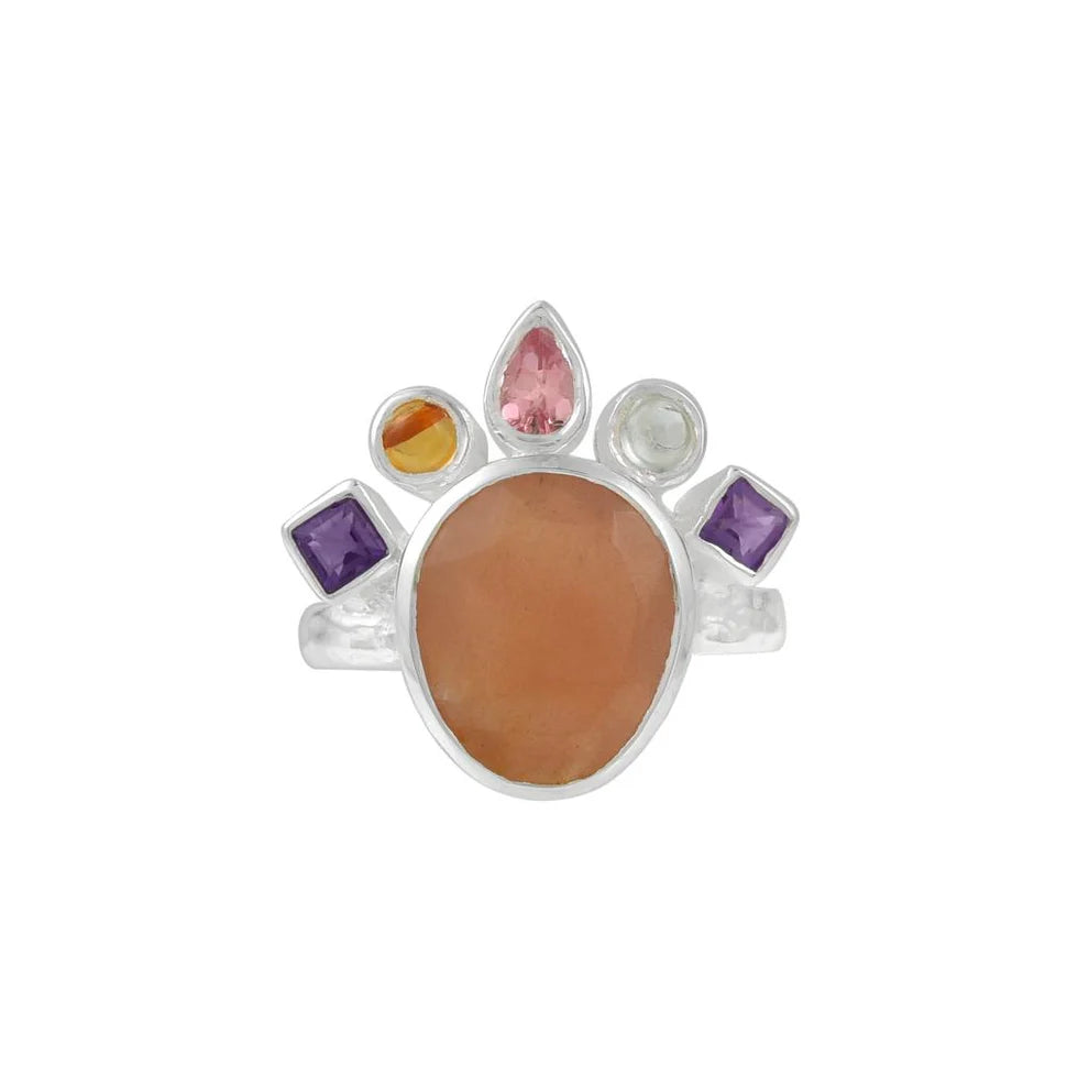 PEACH POOJA RING