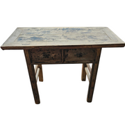 105•46•85 cms. TWO DRAWER TABLE