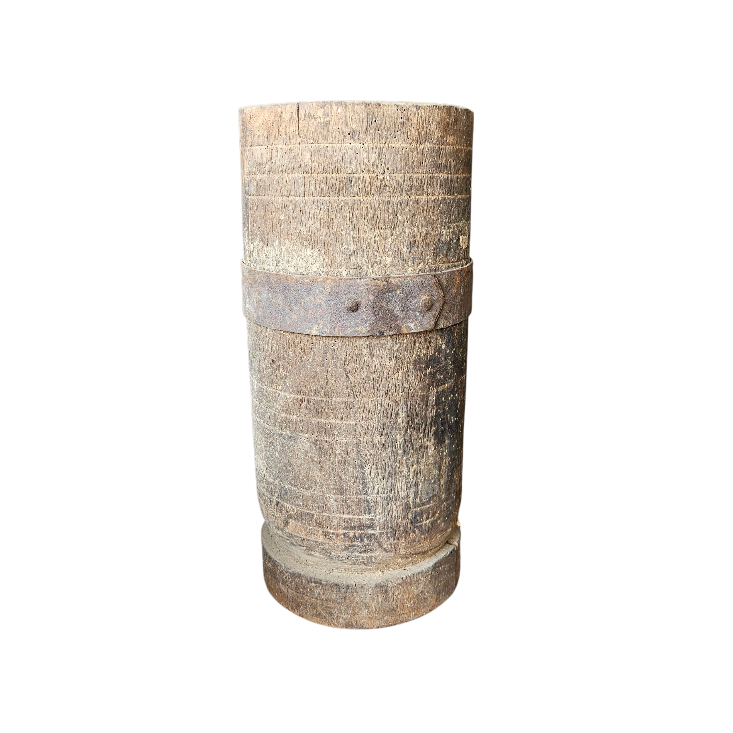 WOODEN VASE