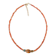 N°39 CORAL 8,90g. NECKLACE